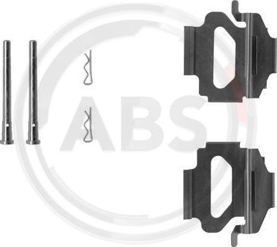 A.B.S. 1140Q - Kit d'accessoires, plaquette de frein à disque cwaw.fr