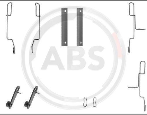 A.B.S. 1188Q - Kit d'accessoires, plaquette de frein à disque cwaw.fr