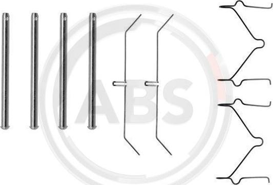 A.B.S. 1129Q - Kit d'accessoires, plaquette de frein à disque cwaw.fr