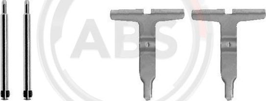 A.B.S. 1217Q - Kit d'accessoires, plaquette de frein à disque cwaw.fr