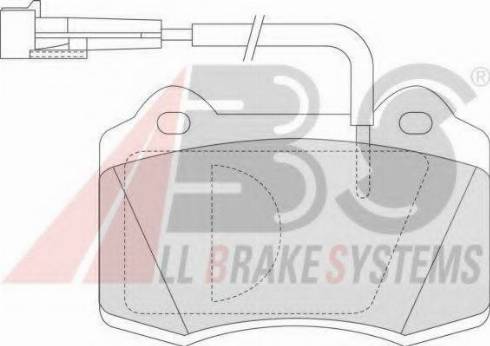 A.B.S. 36946 OE - Kit de plaquettes de frein, frein à disque cwaw.fr