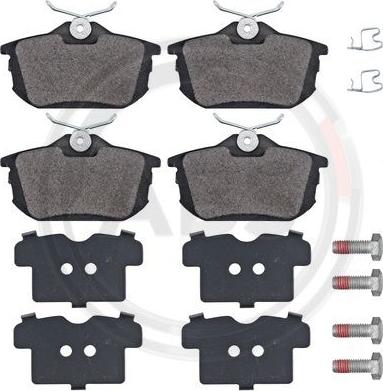 A.B.S. 36950 - Kit de plaquettes de frein, frein à disque cwaw.fr