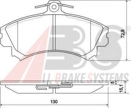 A.B.S. 36919 OE - Kit de plaquettes de frein, frein à disque cwaw.fr