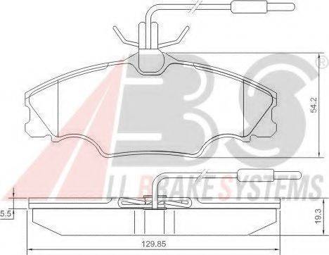 A.B.S. 36976 OE - Kit de plaquettes de frein, frein à disque cwaw.fr