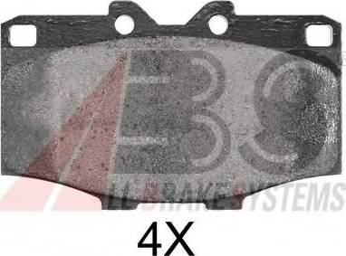 A.B.S. 36462 OE - Kit de plaquettes de frein, frein à disque cwaw.fr