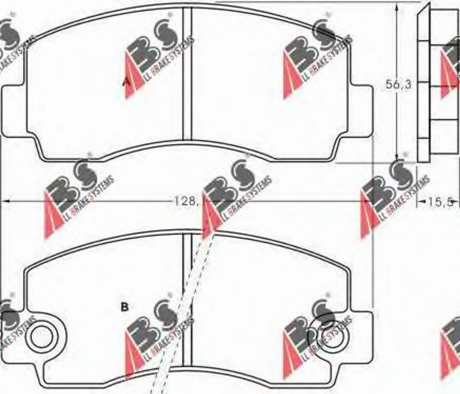 A.B.S. 36415 - Kit de plaquettes de frein, frein à disque cwaw.fr