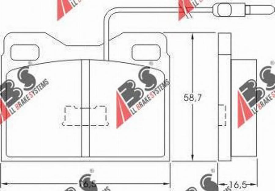 A.B.S. 36514 - Kit de plaquettes de frein, frein à disque cwaw.fr