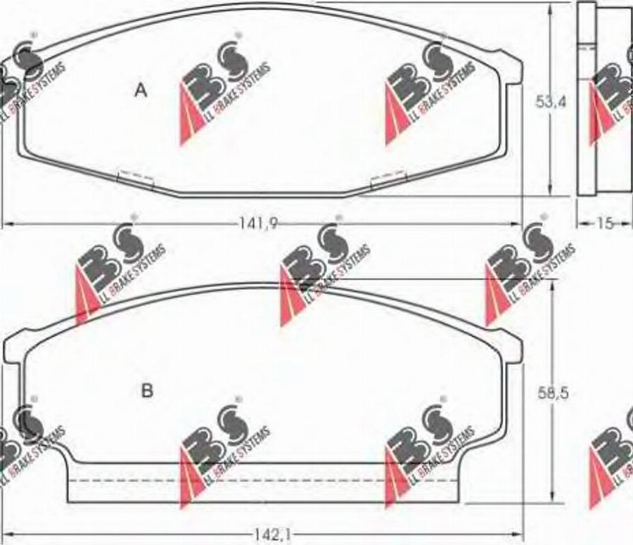 A.B.S. 36643 - Kit de plaquettes de frein, frein à disque cwaw.fr