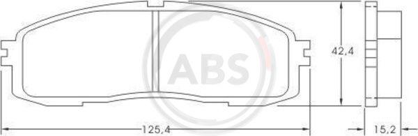 A.B.S. 36626 - Kit de plaquettes de frein, frein à disque cwaw.fr