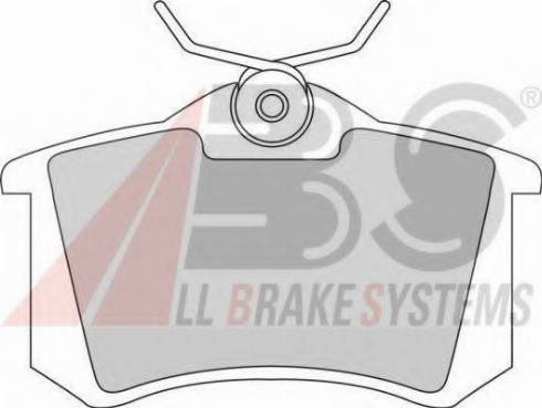 A.B.S. 36623/1 OE - Kit de plaquettes de frein, frein à disque cwaw.fr