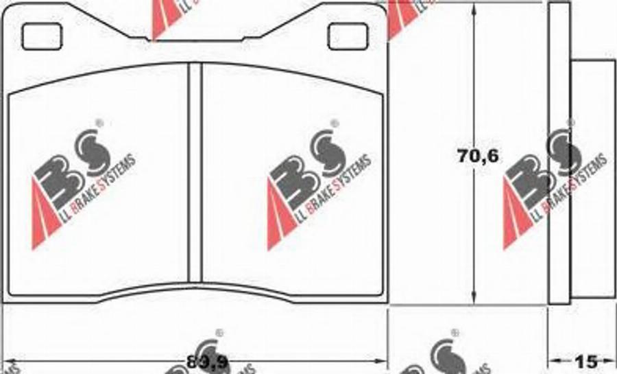 A.B.S. 36050 - Kit de plaquettes de frein, frein à disque cwaw.fr