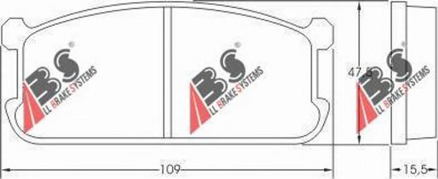 A.B.S. 36159 - Kit de plaquettes de frein, frein à disque cwaw.fr