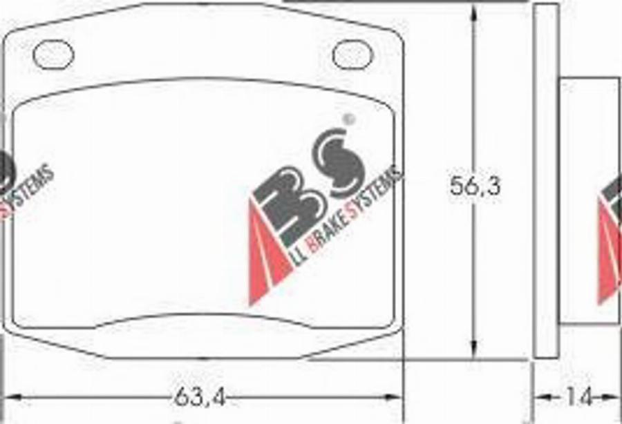 A.B.S. 36126 - Kit de plaquettes de frein, frein à disque cwaw.fr