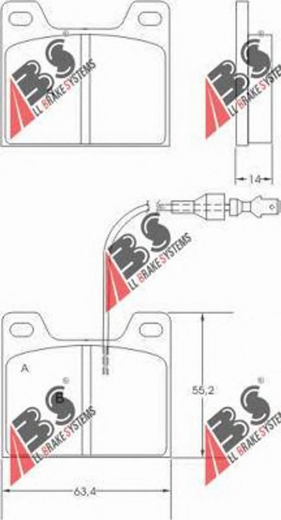 A.B.S. 36123 - Kit de plaquettes de frein, frein à disque cwaw.fr