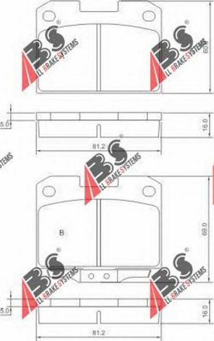 A.B.S. 36890OE - Kit de plaquettes de frein, frein à disque cwaw.fr