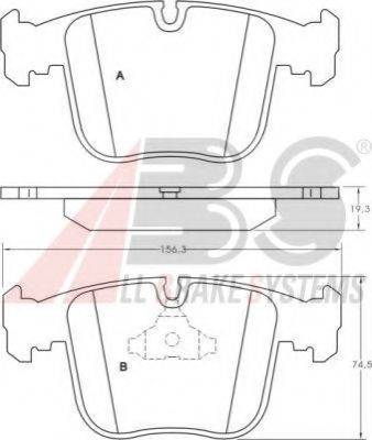 A.B.S. 36714 OE - Kit de plaquettes de frein, frein à disque cwaw.fr