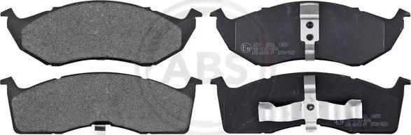 A.B.S. 38591 - Kit de plaquettes de frein, frein à disque cwaw.fr