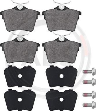 A.B.S. 37466 - Kit de plaquettes de frein, frein à disque cwaw.fr