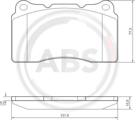 A.B.S. 37479 - Kit de plaquettes de frein, frein à disque cwaw.fr