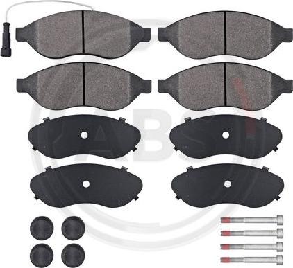 A.B.S. 37577 - Kit de plaquettes de frein, frein à disque cwaw.fr