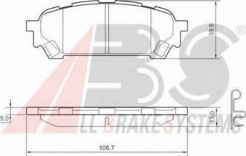 A.B.S. 37611 OE - Kit de plaquettes de frein, frein à disque cwaw.fr