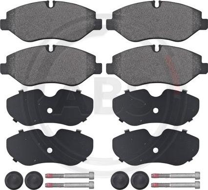 A.B.S. 37633 - Kit de plaquettes de frein, frein à disque cwaw.fr