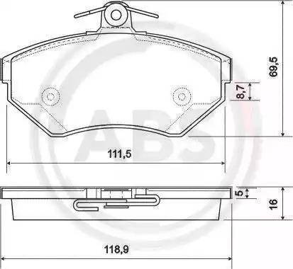 TRW GDB1294 - Kit de plaquettes de frein, frein à disque cwaw.fr