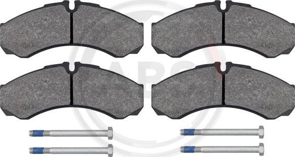 A.B.S. 37113 - Kit de plaquettes de frein, frein à disque cwaw.fr