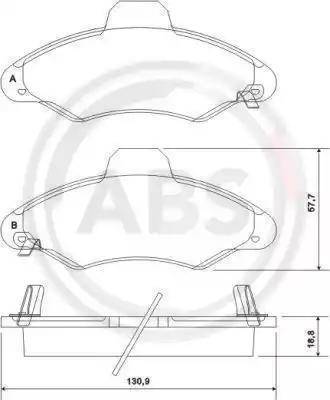 Remsa 33104 - Kit de plaquettes de frein, frein à disque cwaw.fr