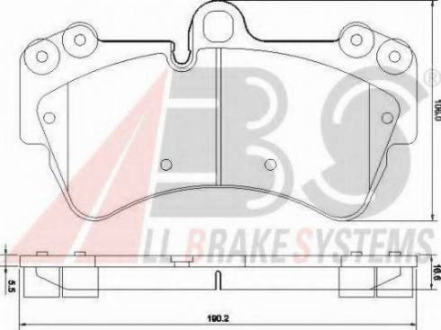 A.B.S. 37391 OE - Kit de plaquettes de frein, frein à disque cwaw.fr