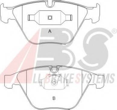 A.B.S. 37346 OE - Kit de plaquettes de frein, frein à disque cwaw.fr