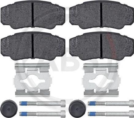 A.B.S. 37333 - Kit de plaquettes de frein, frein à disque cwaw.fr