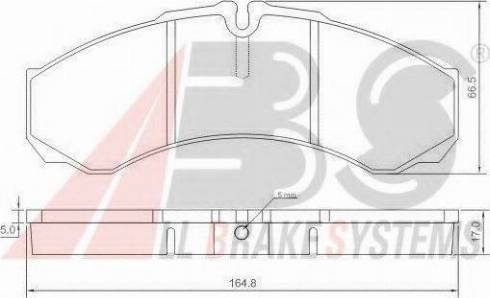 A.B.S. 37299 OE - Kit de plaquettes de frein, frein à disque cwaw.fr