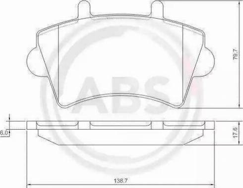 A.B.S. 37290 OE - Kit de plaquettes de frein, frein à disque cwaw.fr