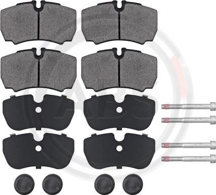 A.B.S. 37298 - Kit de plaquettes de frein, frein à disque cwaw.fr