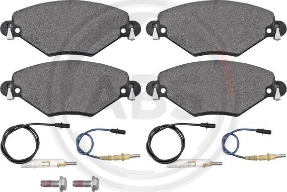 A.B.S. 37277 - Kit de plaquettes de frein, frein à disque cwaw.fr