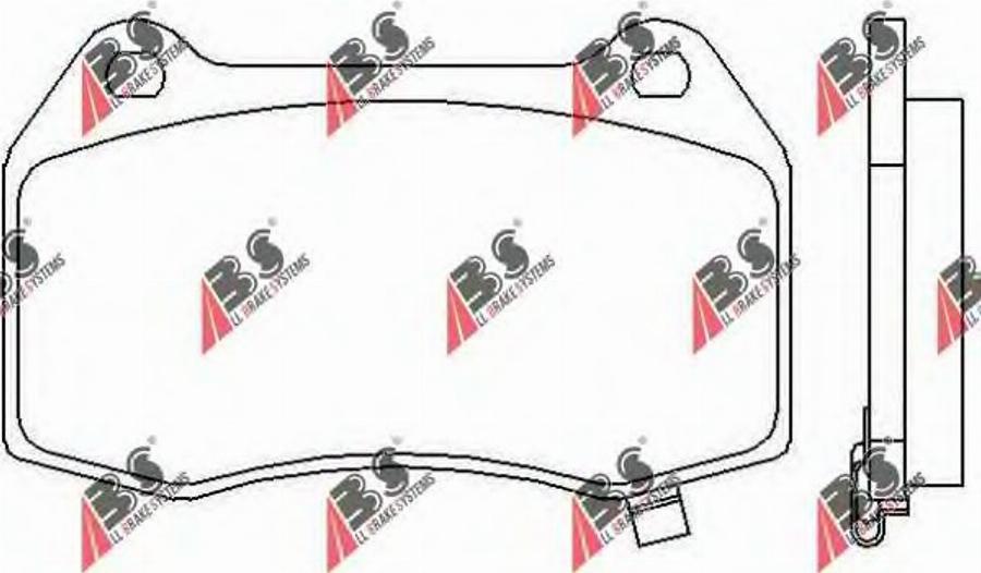 A.B.S. 37715 - Kit de plaquettes de frein, frein à disque cwaw.fr