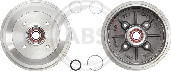 A.B.S. 7176-SC - Tambour de frein cwaw.fr