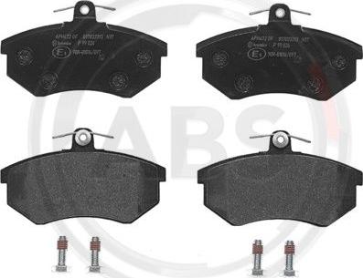 A.B.S. P99026 - Kit de plaquettes de frein, frein à disque cwaw.fr