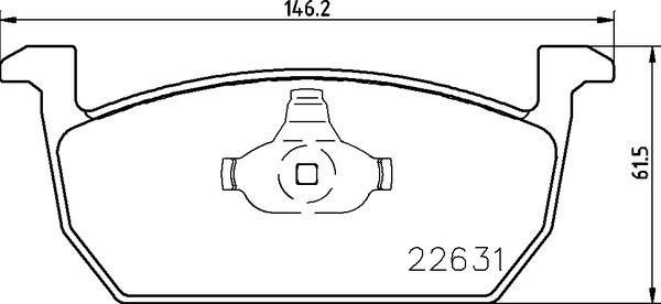 A.B.S. P85167 - Kit de plaquettes de frein, frein à disque cwaw.fr