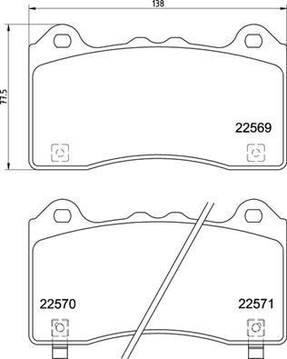 A.B.S. P24202 - Kit de plaquettes de frein, frein à disque cwaw.fr