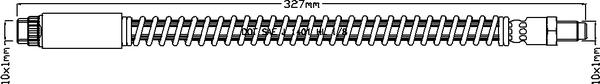 ABTEX ABH1026 - Flexible de frein cwaw.fr