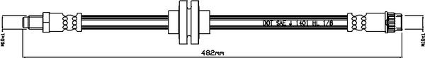 ABTEX ABH1143 - Flexible de frein cwaw.fr