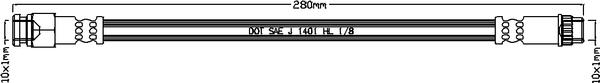 ABTEX ABH1159 - Flexible de frein cwaw.fr