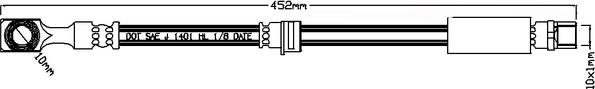 ABTEX ABH1130 - Flexible de frein cwaw.fr