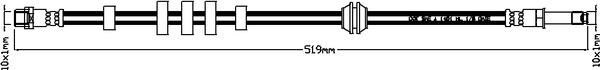 ABTEX ABH1179 - Flexible de frein cwaw.fr