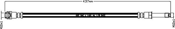 ABTEX ABH1171 - Flexible de frein cwaw.fr