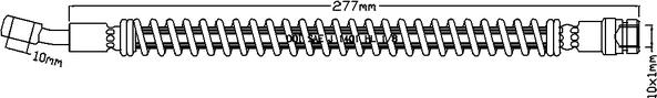 ABTEX ABH1214 - Flexible de frein cwaw.fr