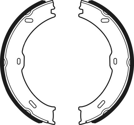 ABTEX ABS4153 - Jeu de mâchoires de frein cwaw.fr