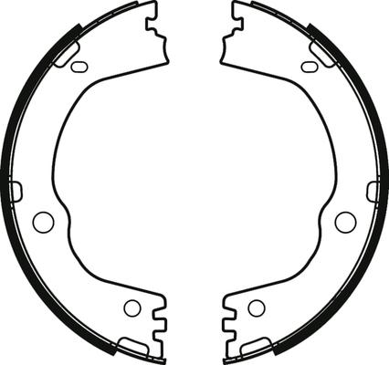 ABTEX ABS4157 - Jeu de mâchoires de frein cwaw.fr